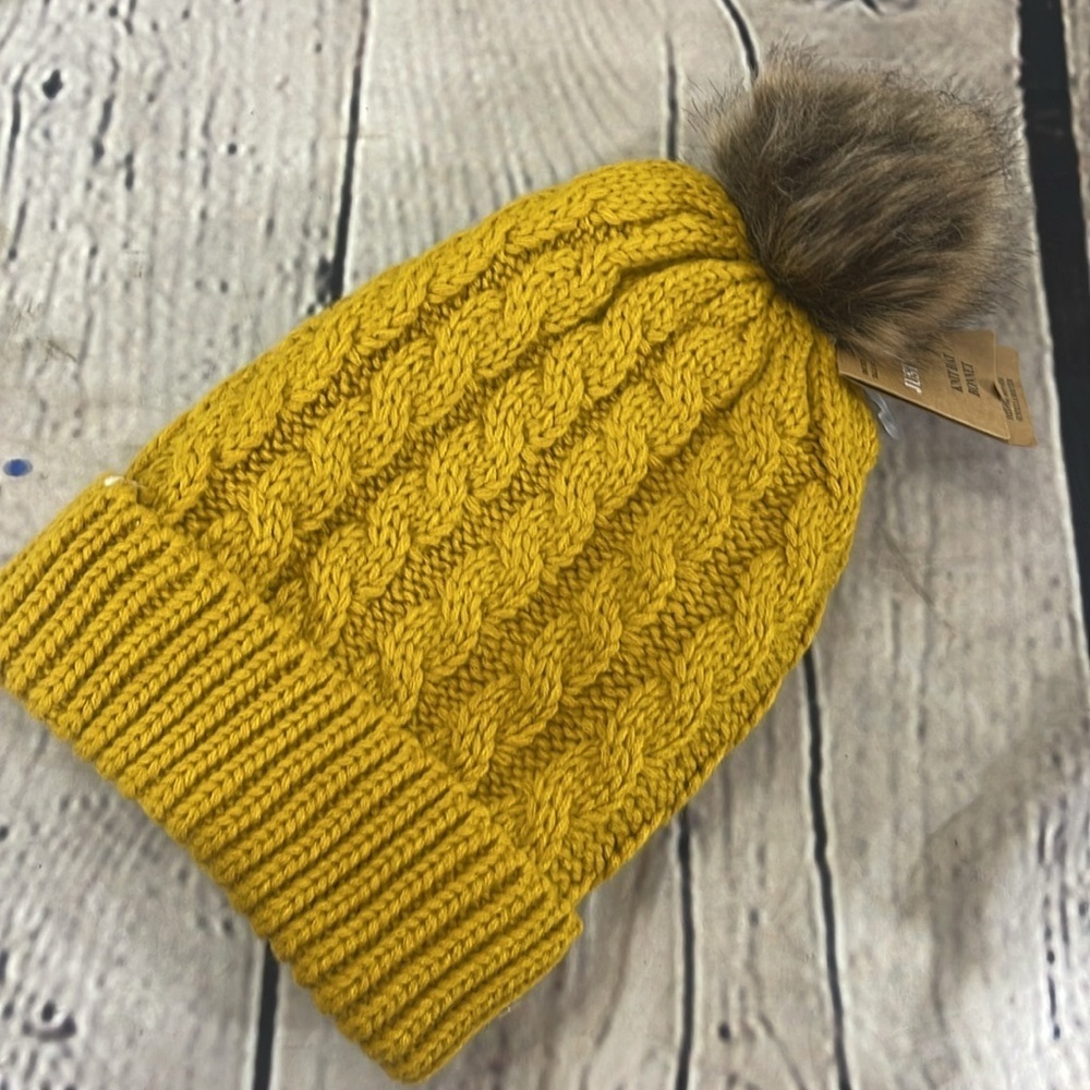Just cozy knit hat bonnet - Picture 4 of 5